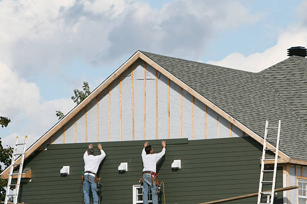 Professional Emergency Siding Repair technician working in West Milton, PA